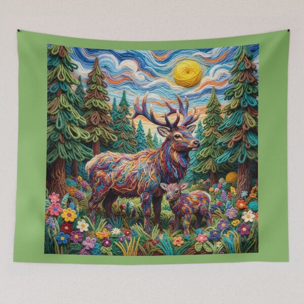Item preview, Yarn Elk and Yarn Calf designed and sold by Tridentulus.