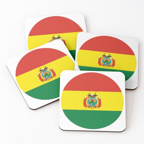 Item preview, Bolivia Round Flag Bolivian Patriotic Heritage designed and sold by NTGUILTY.