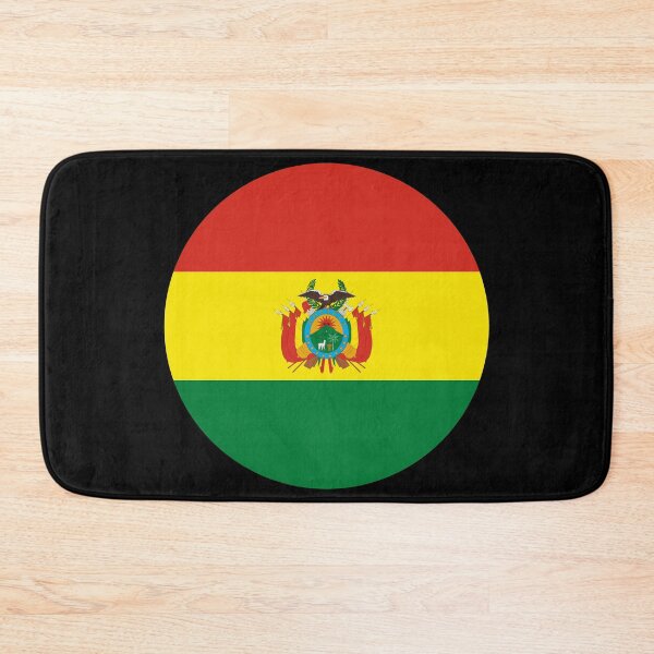 Item preview, Bolivia Round Flag Bolivian Patriotic Heritage designed and sold by NTGUILTY.