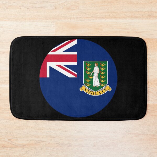 Item preview, British Virgin Islands Round Flag Patriotic Heritage designed and sold by NTGUILTY.