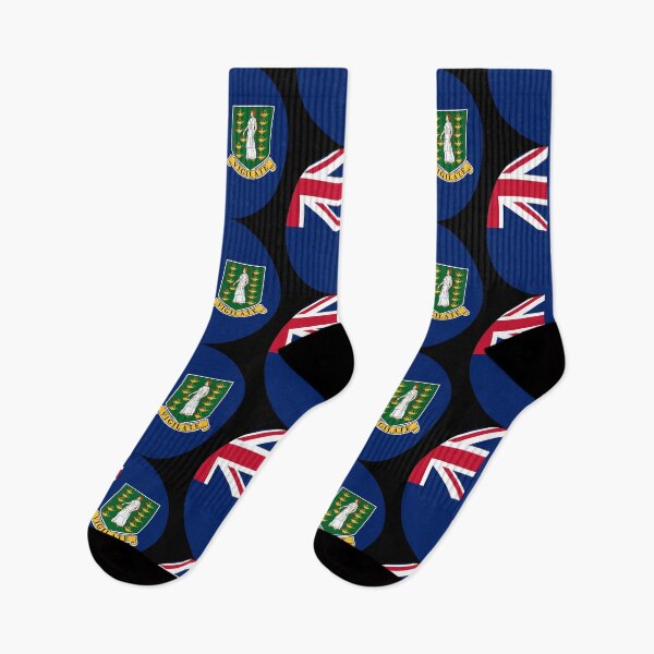Item preview, British Virgin Islands Round Flag Patriotic Heritage designed and sold by NTGUILTY.