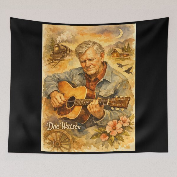 Item preview, Doc Watson designed and sold by Sarcastic designs.