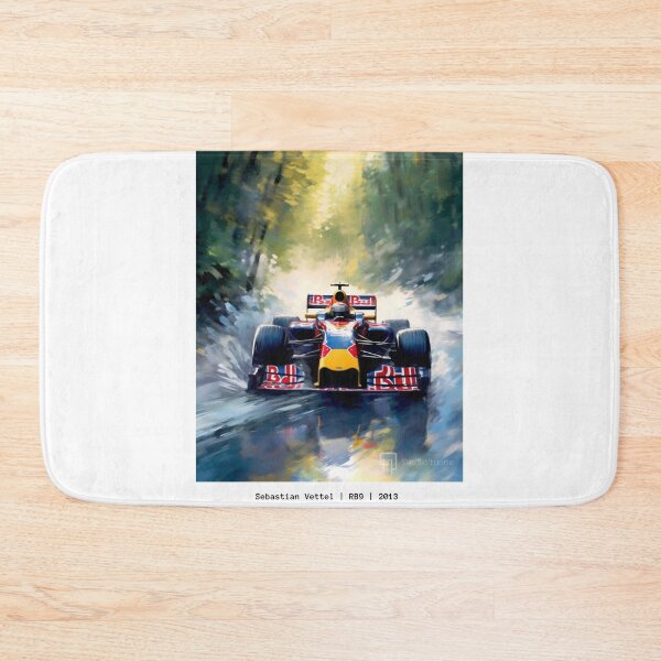 Item preview, Sebastian Vettel 2013 Red Bull RB9 F1 Watercolour Painting Print designed and sold by PicTechNowArt.