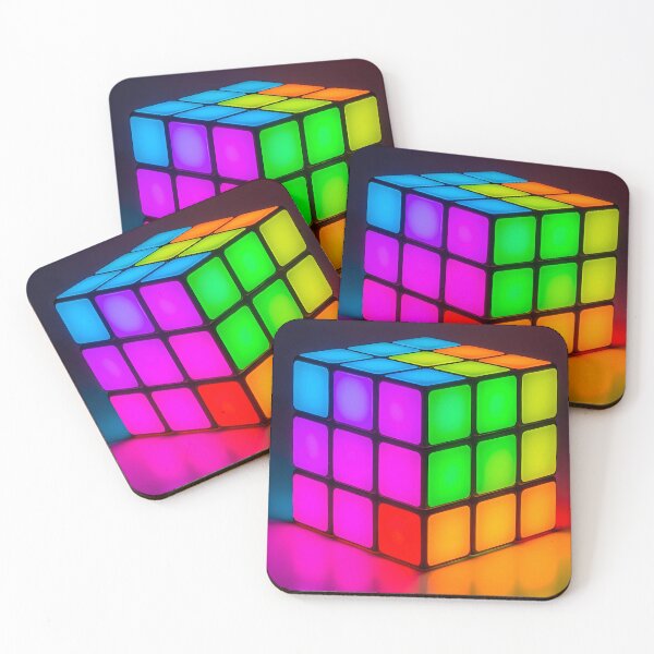 Item preview, Cybernetic Rubik's Cube - Fusion Core Laser Art designed and sold by powersunlight.