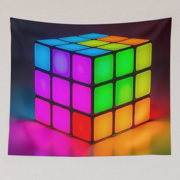 Item preview, Cybernetic Rubik's Cube - Fusion Core Laser Art designed and sold by powersunlight.