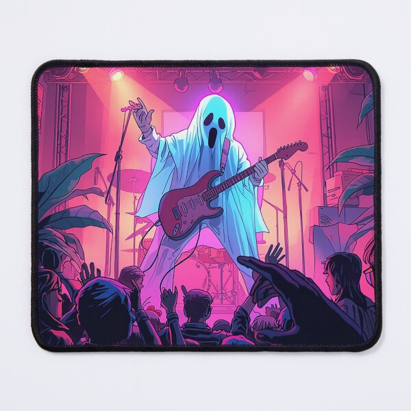 Item preview, Neon Ghost Rockstar – Spooky Concert Aesthetic designed and sold by BlackBoneArt.