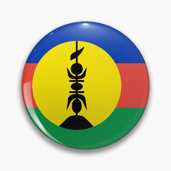 Item preview, FLNKS New Caledonia Round Flag Heritage designed and sold by NTGUILTY.