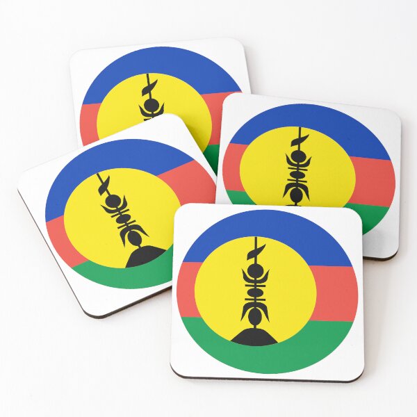 Item preview, FLNKS New Caledonia Round Flag Heritage designed and sold by NTGUILTY.