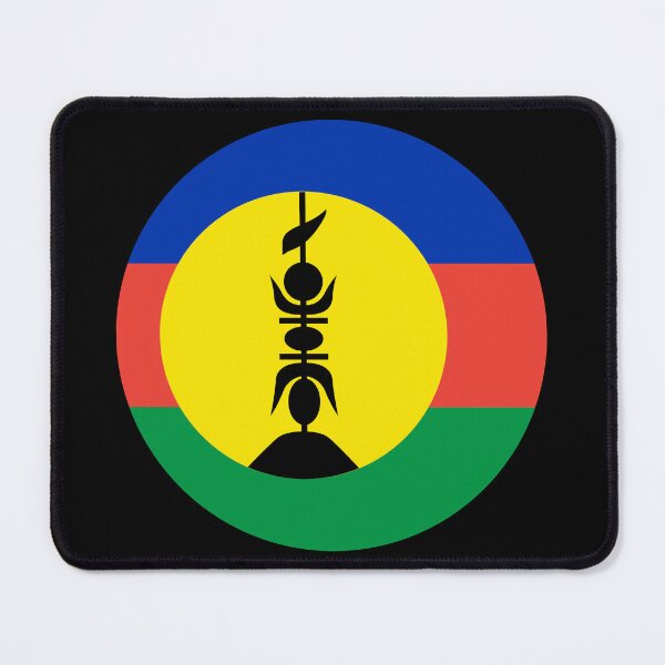 Item preview, FLNKS New Caledonia Round Flag Heritage designed and sold by NTGUILTY.