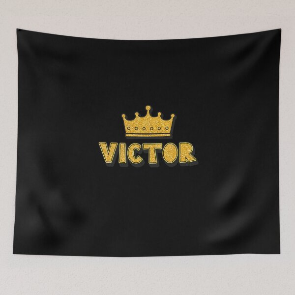 Item preview, Victor Personalized Name With Crown - Cool & Funny Custom Gift for Men and Boys designed and sold by Oussinc.