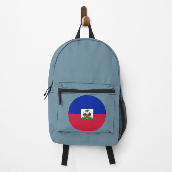 Item preview, Haiti Round Flag Haitian Patriotic Heritage designed and sold by NTGUILTY.