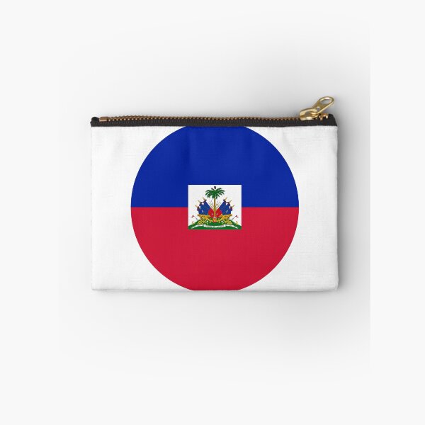 Item preview, Haiti Round Flag Haitian Patriotic Heritage designed and sold by NTGUILTY.