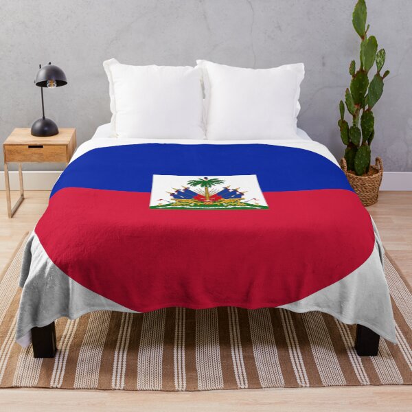 Item preview, Haiti Round Flag Haitian Patriotic Heritage designed and sold by NTGUILTY.