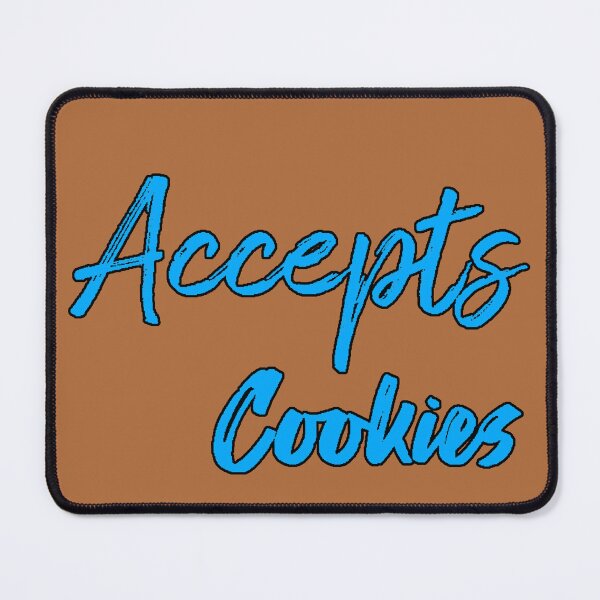Item preview, “Accept Cookies” tech humor internet sarcasm funny phrase geek original gift designed and sold by AstronautMerch.