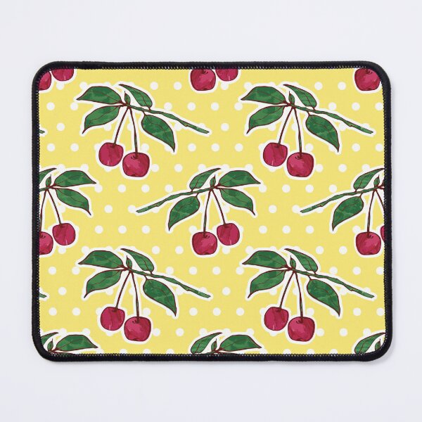 Item preview, Retro Vintage 50s cute cherries on polkadots designed and sold by Goddessart.