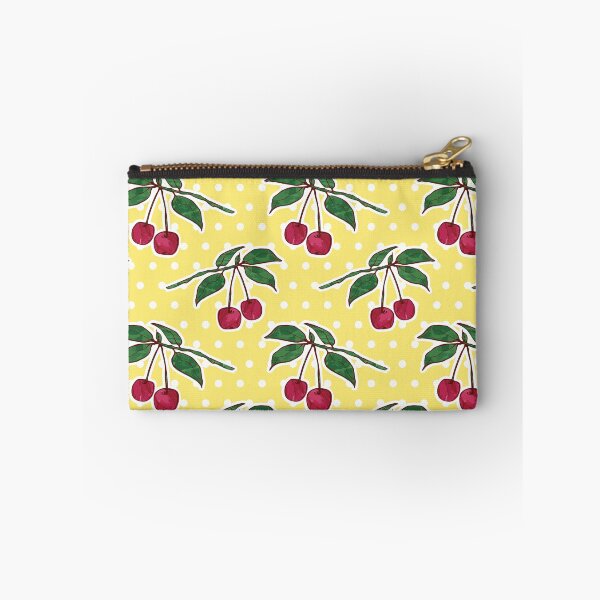Item preview, Retro Vintage 50s cute cherries on polkadots designed and sold by Goddessart.