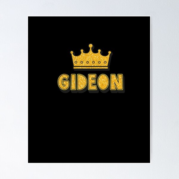 Item preview, Gideon Personalized Name With Crown - Cool & Funny Custom Gift for Men and Boys designed and sold by Oussinc.