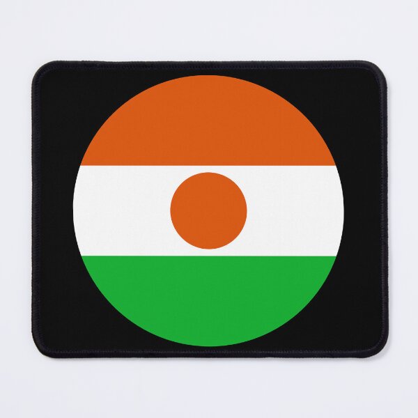 Item preview, Niger Round Flag Nigerien Patriotic Heritage designed and sold by NTGUILTY.