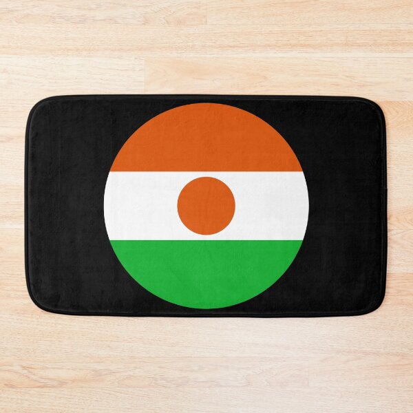 Item preview, Niger Round Flag Nigerien Patriotic Heritage designed and sold by NTGUILTY.