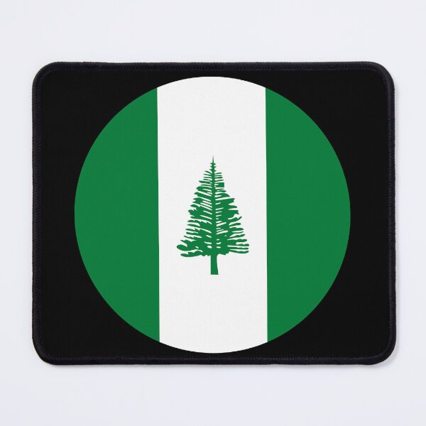 Item preview, Norfolk Island Round Flag Patriotic Heritage designed and sold by NTGUILTY.