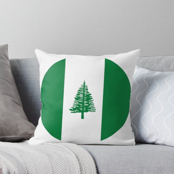Item preview, Norfolk Island Round Flag Patriotic Heritage designed and sold by NTGUILTY.