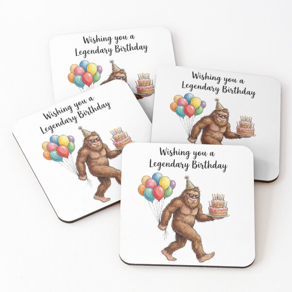Item preview, Happy Birthday Bigfoot  designed and sold by Roy & Tiffany.