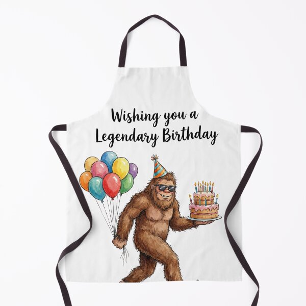 Item preview, Happy Birthday Bigfoot designed and sold by Roy & Tiffany.