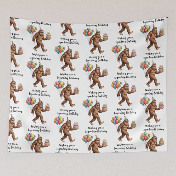 Item preview, Happy Birthday Bigfoot  designed and sold by Roy & Tiffany.