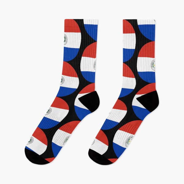Item preview, Paraguay Round Flag Paraguayan Patriotic Heritage designed and sold by NTGUILTY.
