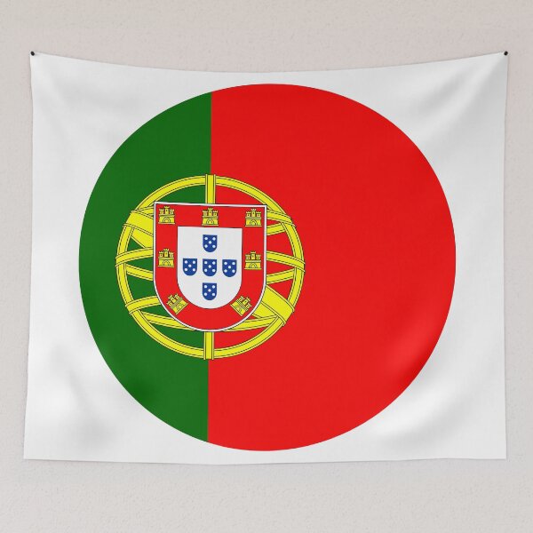 Item preview, Portugal Round Flag Portuguese Patriotic Heritage designed and sold by NTGUILTY.