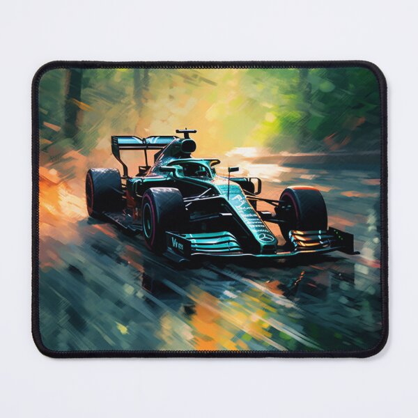 Item preview, Lewis Hamilton 2020 Mercedes W11 F1 Watercolour Painting Print designed and sold by PicTechNowArt.