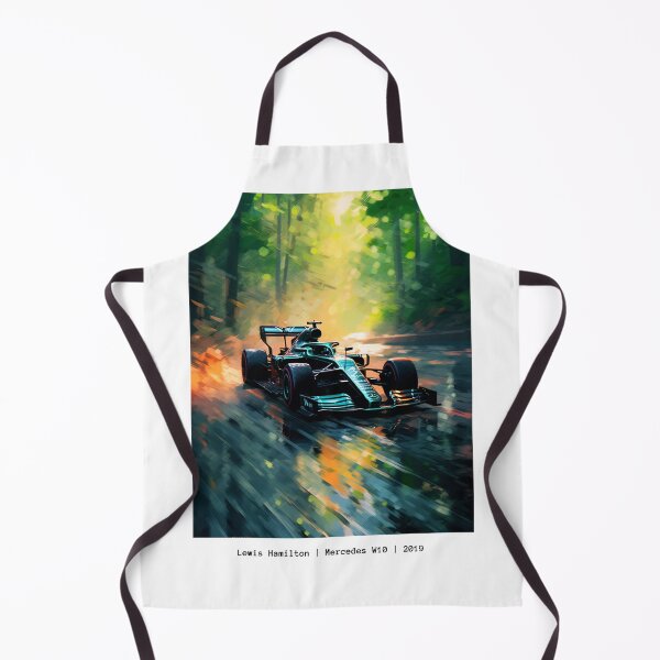 Item preview, Lewis Hamilton 2020 Mercedes W11 F1 Watercolour Painting Print designed and sold by PicTechNowArt.