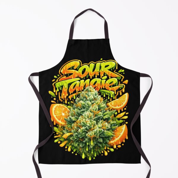 Item preview, Sour Tangie Graffiti Art Print | Sour Citrus Sativa Hybrid Typography | Energizing 420 designed and sold by WAUZ.