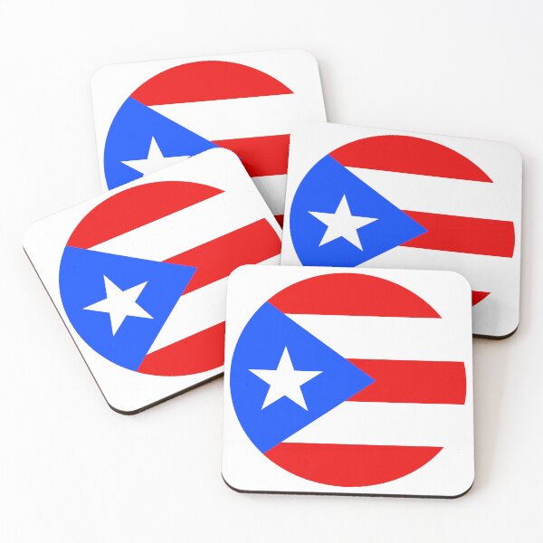 Item preview, Puerto Rico Round Flag Puerto Rican Patriotic Heritage designed and sold by NTGUILTY.