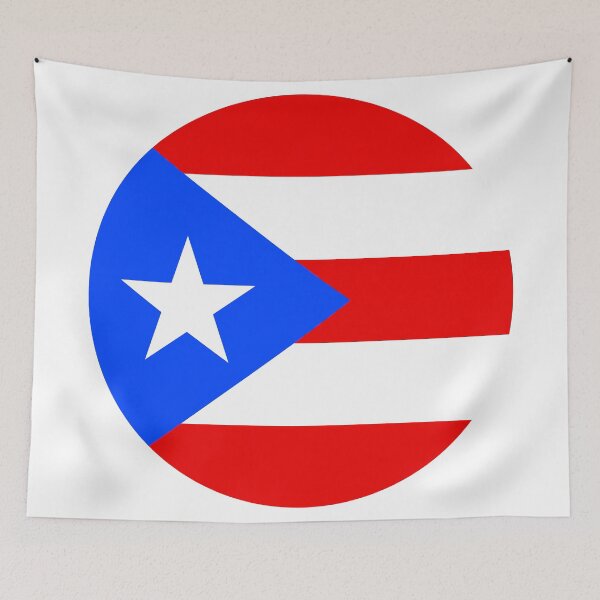 Item preview, Puerto Rico Round Flag Puerto Rican Patriotic Heritage designed and sold by NTGUILTY.