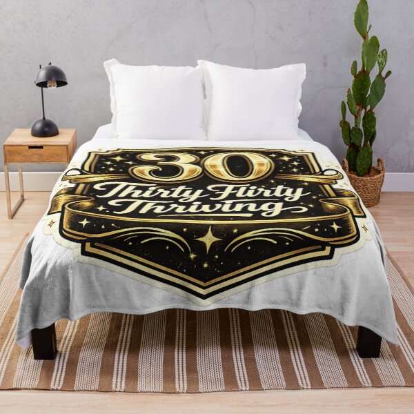 Item preview, 30 Thirty Flirty Thriving 30th Birthday Design designed and sold by CLOUTKULT.