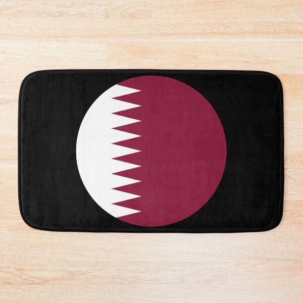 Item preview, Qatar Round Flag Qatari Patriotic Heritage designed and sold by NTGUILTY.
