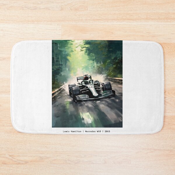 Item preview, Lewis Hamilton 2020 Mercedes W11 F1 Watercolour Painting Print designed and sold by PicTechNowArt.