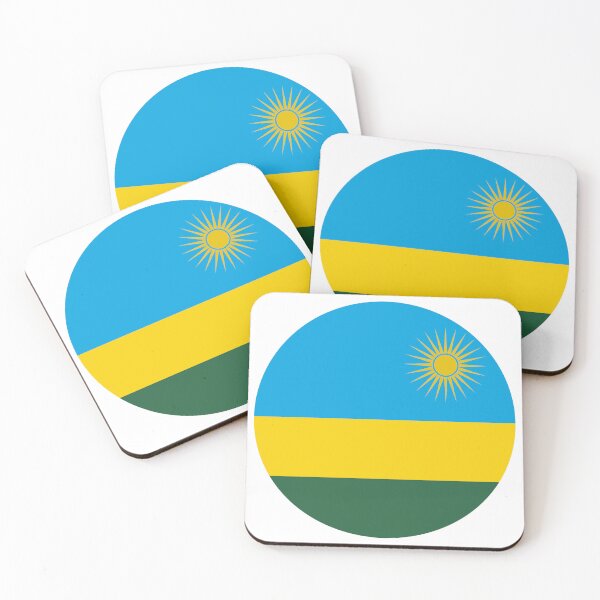 Item preview, Rwanda Round Flag Rwandan Patriotic Heritage designed and sold by NTGUILTY.