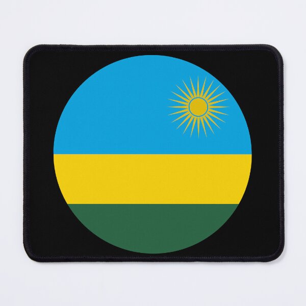 Item preview, Rwanda Round Flag Rwandan Patriotic Heritage designed and sold by NTGUILTY.