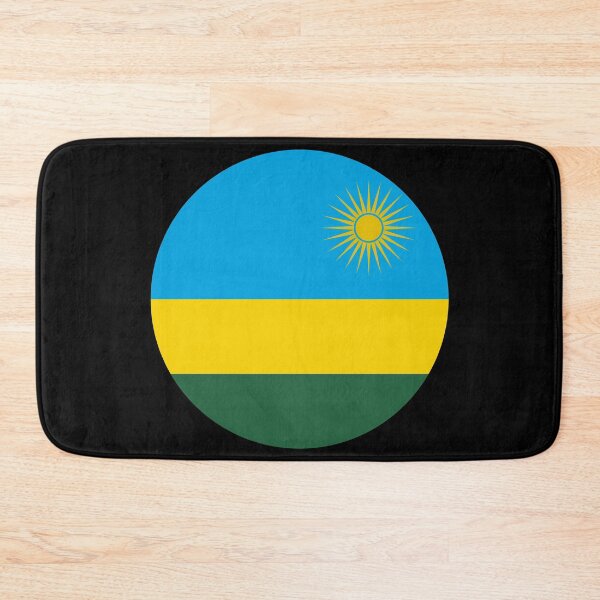 Item preview, Rwanda Round Flag Rwandan Patriotic Heritage designed and sold by NTGUILTY.