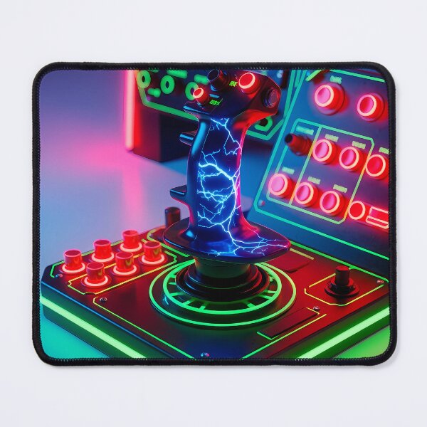 Item preview, Cyber Cockpit Flight Stick Neon designed and sold by powersunlight.