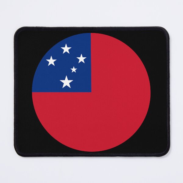 Item preview, Samoa Round Flag Samoan Patriotic Heritage designed and sold by NTGUILTY.
