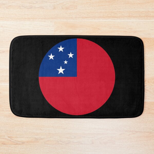 Item preview, Samoa Round Flag Samoan Patriotic Heritage designed and sold by NTGUILTY.