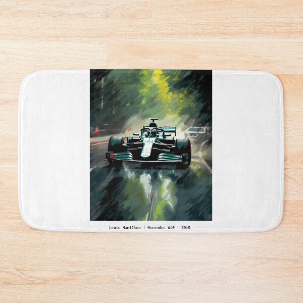 Item preview, Lewis Hamilton 2020 Mercedes W11 F1 Watercolour Painting Print designed and sold by PicTechNowArt.