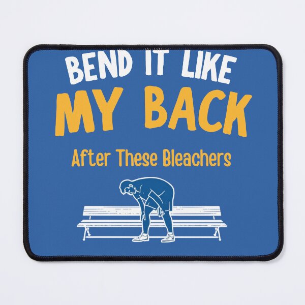 Item preview, Bend It Like My Back After These Bleachers Funny Soccer Parent Shirt Gift for Soccer Mom Dad designed and sold by Sideline Society.