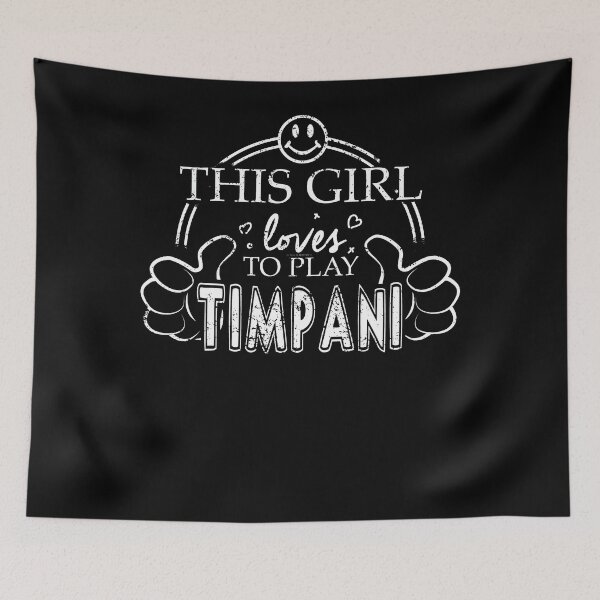 Item preview, College Marching Band Girl Timpani High School Band designed and sold by shoppzee.