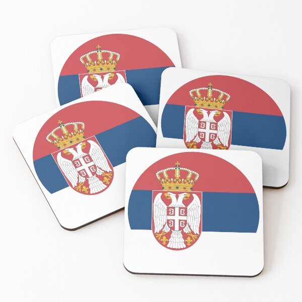 Item preview, Serbia Round Flag Serbian Patriotic Heritage designed and sold by NTGUILTY.