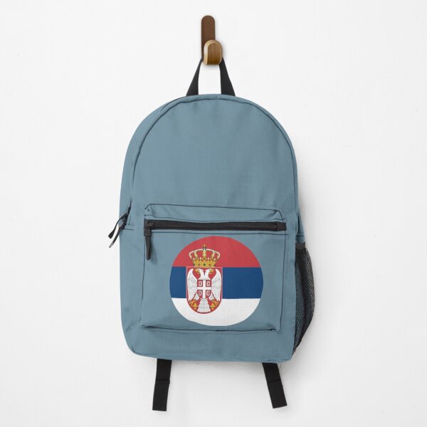 Item preview, Serbia Round Flag Serbian Patriotic Heritage designed and sold by NTGUILTY.