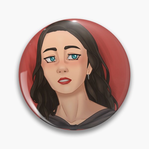 Item preview, Brunette woman portrait designed and sold by AssortedDrawings.
